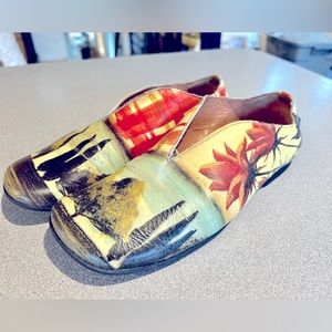 Camper history shoes - twins, nature design, leather. Size 35